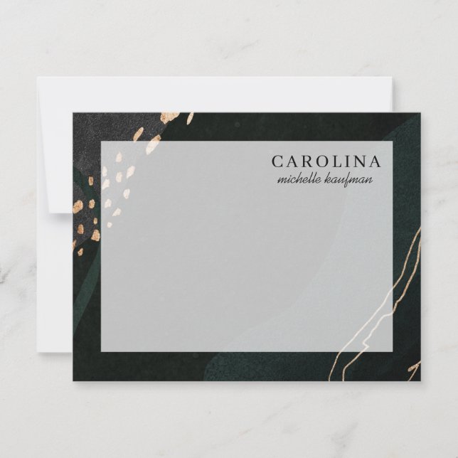 Metallic Geode Note Card (Front)