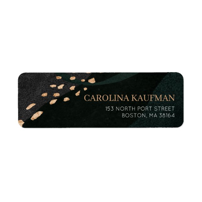 Metallic Geode Return Address (Front)