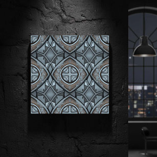 Metallic Geometric #20 ID1227 Tile