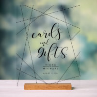 Metallic Geometric Cards & Gifts Silver ID648