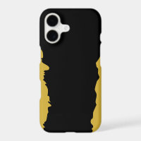 Metallic Gold and Black Unique Stylish