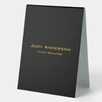 Metallic Gold & Black Professional Modern Elegant