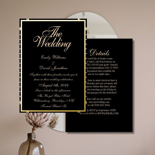 Metallic Gold Border Black Gothic (Creator Uploaded)