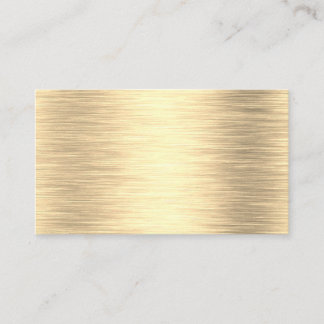 Metallic Gold Business Cards