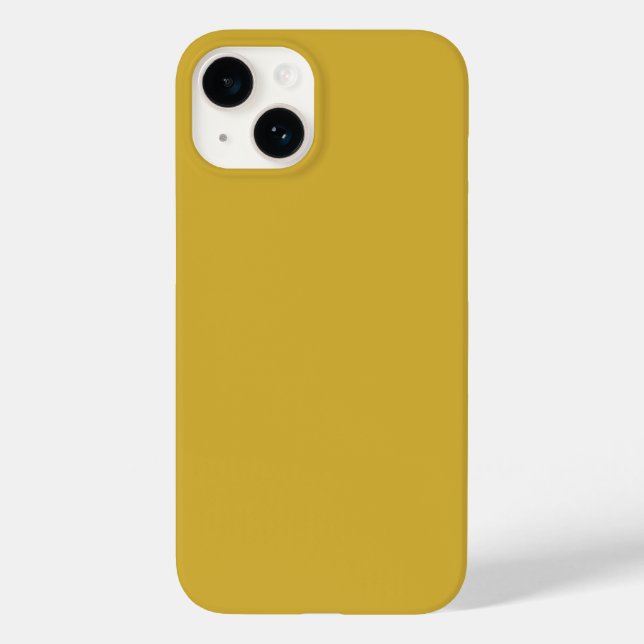 Metallic Gold Case-Mate Tough Apple iPhone Case (Back)