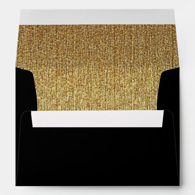 metallic-gold envelope (Back (Bottom))
