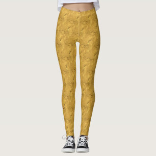 Metallic Gold Leggings