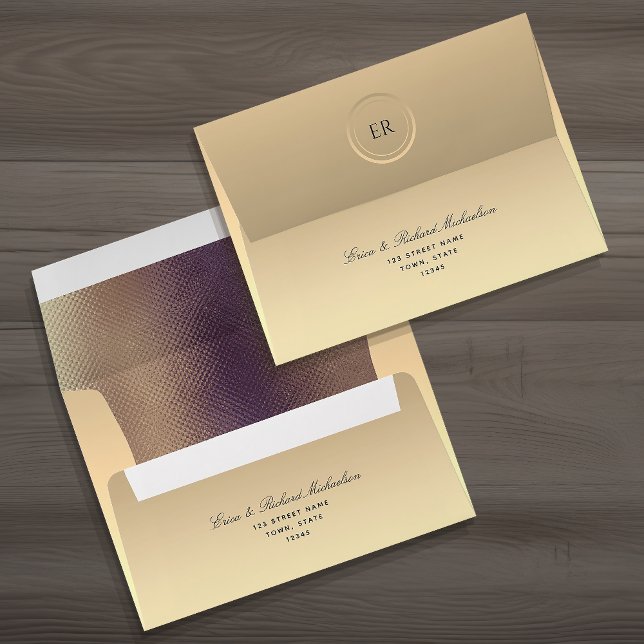 Metallic Gold Wedding Envelope (Creator Uploaded)