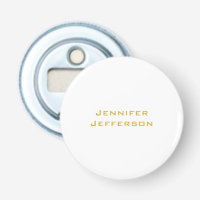 Metallic Gold & White Professional Modern Elegant