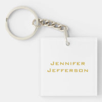 Metallic Gold & White Professional Modern Elegant