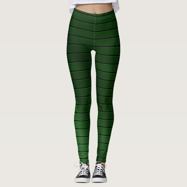 Metallic Green Leggings (Front)