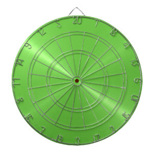 Metallic Green Stainless Steel Metal Look Dartboard