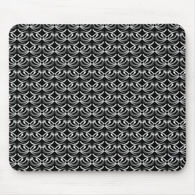 Metallic Grey Radiant Elegance Mousepad (Front)