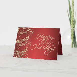 Metallic Holiday Card