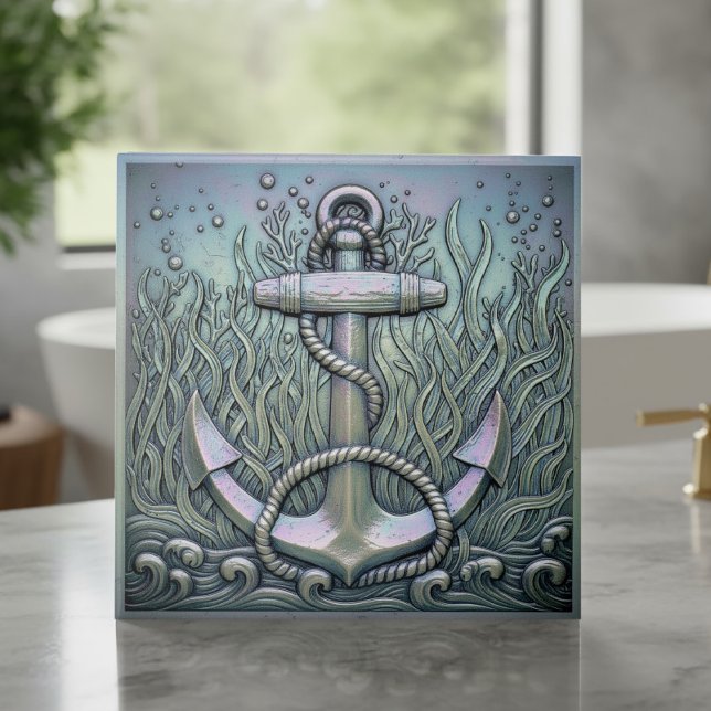 Metallic Iridescent Anchor ID1223 Tile (Creator Uploaded)