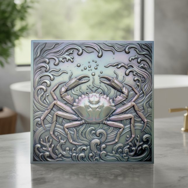 Metallic Iridescent Crab ID1223 Tile (Creator Uploaded)