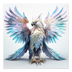 Metallic Iridescent Eagle  Photo Print
