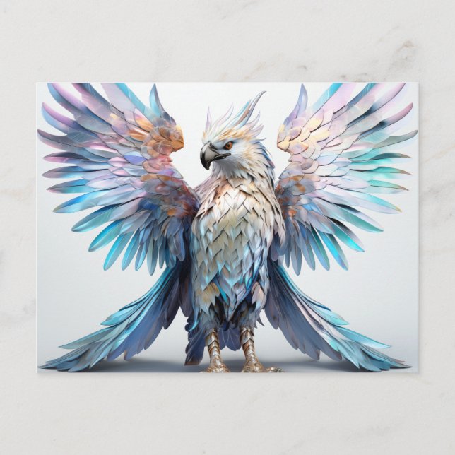 Metallic Iridescent Eagle  Postcard (Front)
