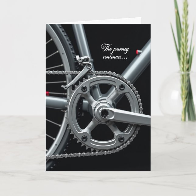 Metallic Journey Birthday Card (Front)