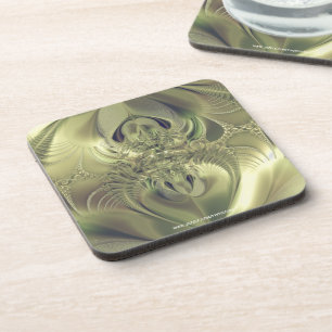 Metallic Leaves Coaster