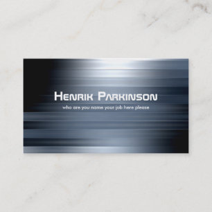 metallic lines business card