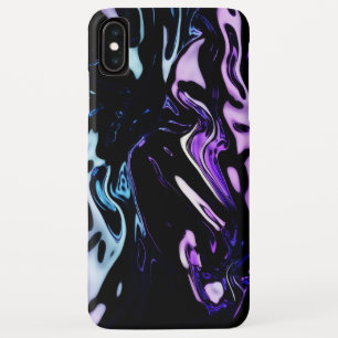 Metallic Liquid Design iPhone XS Max Case