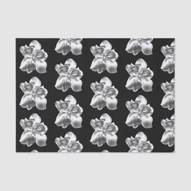 Metallic Magnolias on tissue paper (Front)