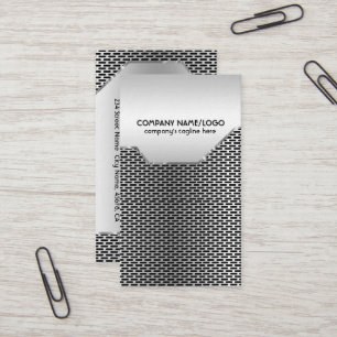 Metallic Mash and Stainless Steel Business Card