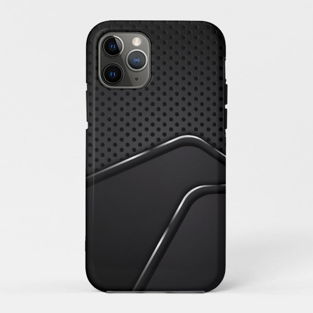 Metallic mash with silver dynamic line accents Case-Mate iPhone case (Back)