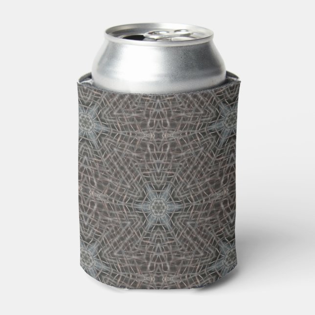 Metallic Metal Mesh Can Cooler (Can Front)