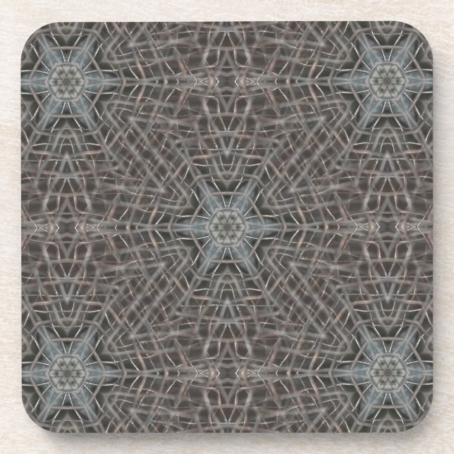 Metallic Metal Mesh Coaster (Front)