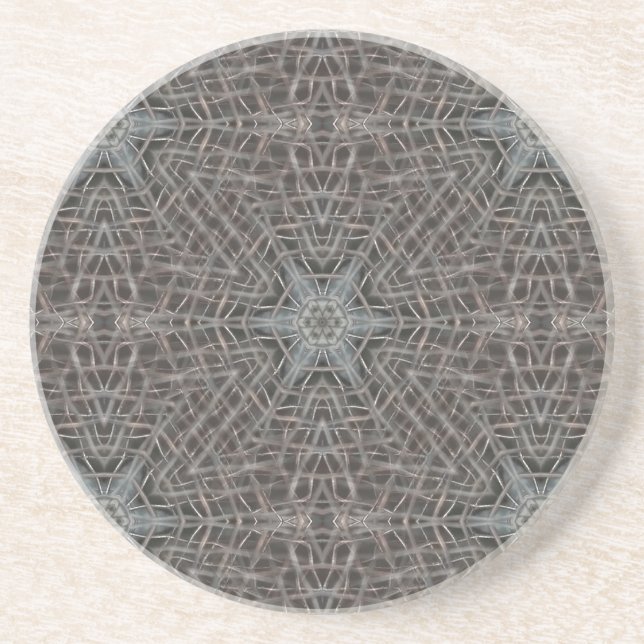 Metallic Metal Mesh Coaster (Front)