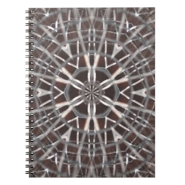 Metallic Metal Mesh Silver Notebook (Front)