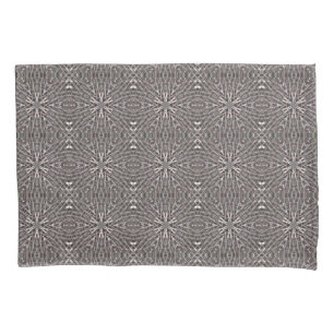 Metallic Metal Mesh Silver Pillowcase