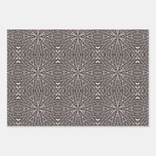 Metallic Metal Mesh Silver Wrapping Paper Sheet