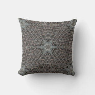 Metallic Metal Mesh Throw Pillow