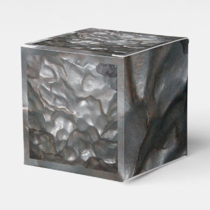 Metallic Meteorite Rock Print, Favour Box