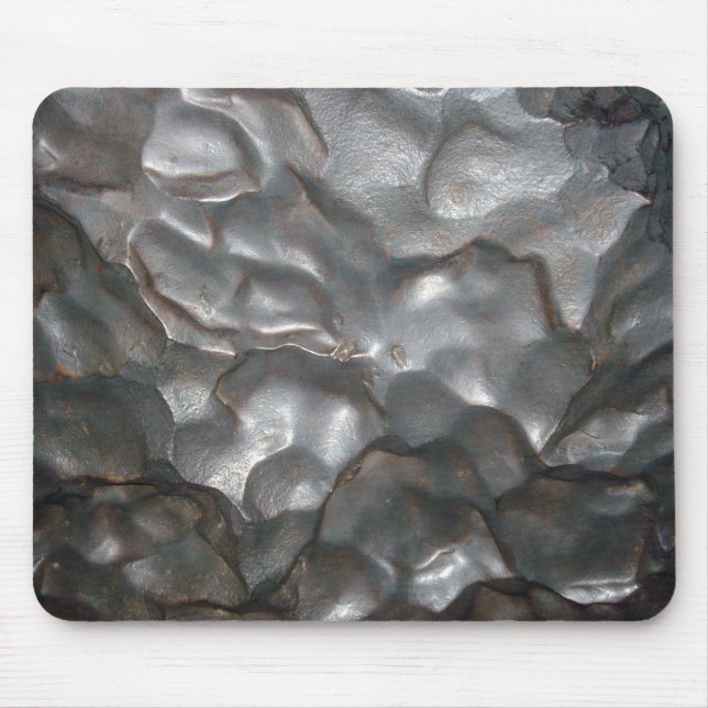 Metallic Meteorite Rock Print, Mouse Mat (Front)