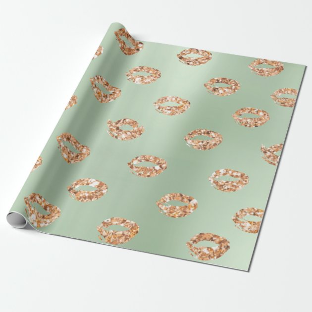 mint wrapping paper