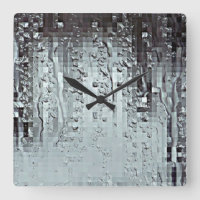 Metallic Modern Abstract Rain Droplets Personalise