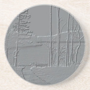 "Metallic Nature" coaster