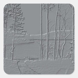 "Metallic Nature" stickers