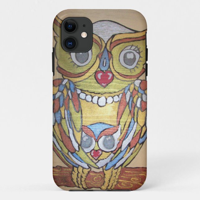 Metallic Owl IPhone Case (Back)