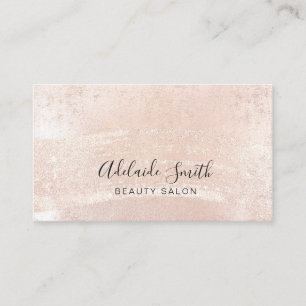 metallic paint stroke business card