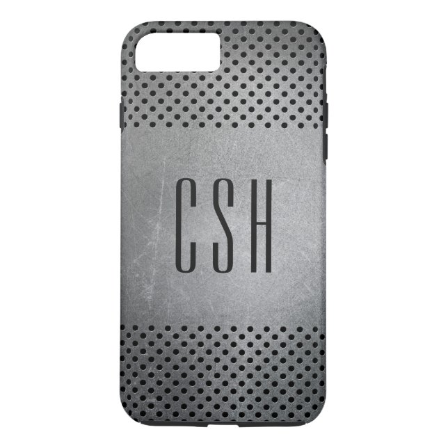 Metallic Pattern custom monogram phone cases (Back)