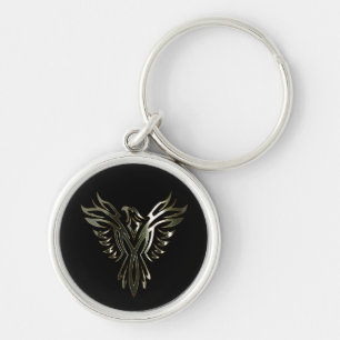 Metallic Phoenix Key Ring
