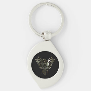 Metallic Phoenix Key Ring