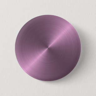 Metallic Purple 6 Cm Round Badge