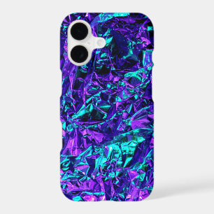 Metallic Purple and Teal