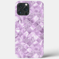 Metallic Purple Chic Elegant Glitter Chic